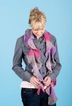 Knitted Flounce Scarf 