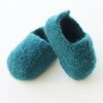 Crochet Felted Baby Slip-Ons 