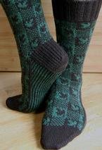 Plaid Play: Falling Leaves Socks