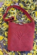 Tree of Life Felted Bag