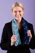 Reversible Braided Cable Scarf