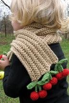 Cherries and Champagne Scarf