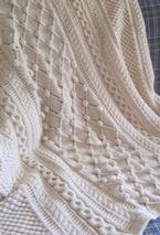 Diamonds and Bobbles Afghan