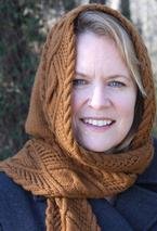 Lace & Cable Hooded Scarf