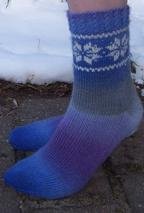 Winter Sky Socks