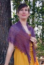 Blackberry Mist Shawl