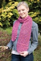 Blossomy Crochet Scarf 