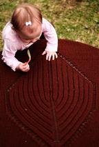 Big Leaf Baby Blanket