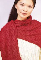 Cabled Stole Pattern