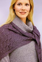 Lavendar Linen Lace Shawl Pattern