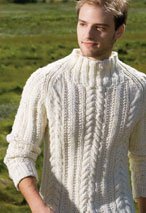Future Aran Pullover Pattern