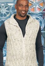 Zip-It Cabled Crocheted Vest Pattern