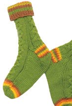 Cable Guy Socks Pattern