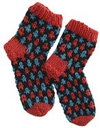 Fleur de Lys Socks Pattern