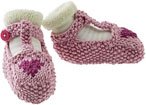 Heart T-Bar Shoes Pattern