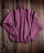 Cabled Panel Pullover
