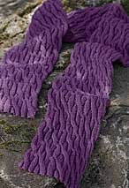 Here & There Cables Scarf