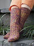 Child's First Sock in Shell Pattern