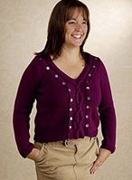 Organic Cable Nursing Sweater Pattern