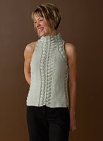 Leaf-Paneled Sweater Pattern