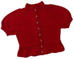 Puff Sleeve Feminine Cardigan Pattern