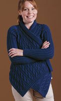 Cabled Blanket Coat Pattern