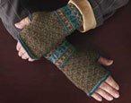 Latvian Fingerless Mitts