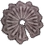 Lady's Circular Cape in Shell Pattern