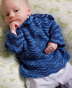 Blue Wave Baby Sweater Pattern