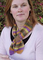 Garter Stitch Loop Through Scarf Pattern