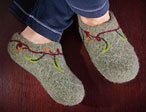 Berries & Vines Slippers Pattern