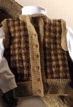 Child's Size Gingham Vest