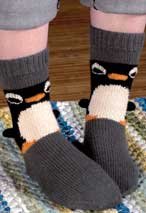 Pop Out Penguins Sock Pattern