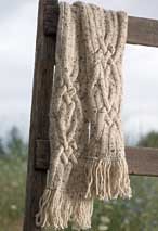 Entwined Cable Scarf  Pattern