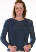 Arrowhead Lace Cardigan & Shell Pattern