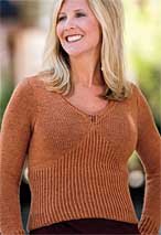 Twisted V Pullover Pattern