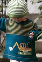 Big Digger Sweater Child's Pattern