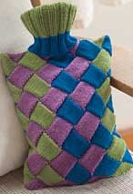 Ingenius Entralac Hot- Water Bottle Cover Pattern