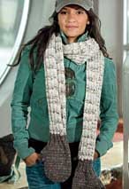 Don't Forget Your Mittens Scarf Pattern
