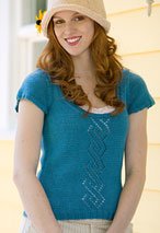Hollyhock Cap-Sleeve Top