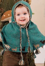 Andean Alpaca Baby Poncho