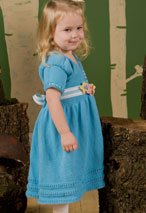 Cinderella Girl's Dress with Sash Pattern