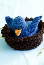 Egg to Bluebird and a Little Nest, Too Pattern