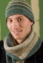 Striped Scarf & Beanie