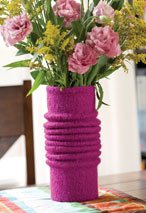 Pleated Vase Sleeve