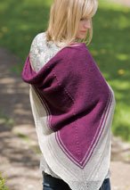Tonal Triangular Shawl Pattern