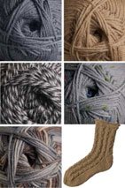 Sock Yarn Cocktail Kit - Chocolate Martini