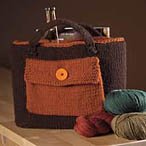 Knitters Tool Bag Kit Brown