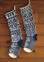 Modern Classics Christmas Stocking Kit Blue and White