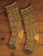 Modern Classics Christmas Stocking Kit Green and Gold